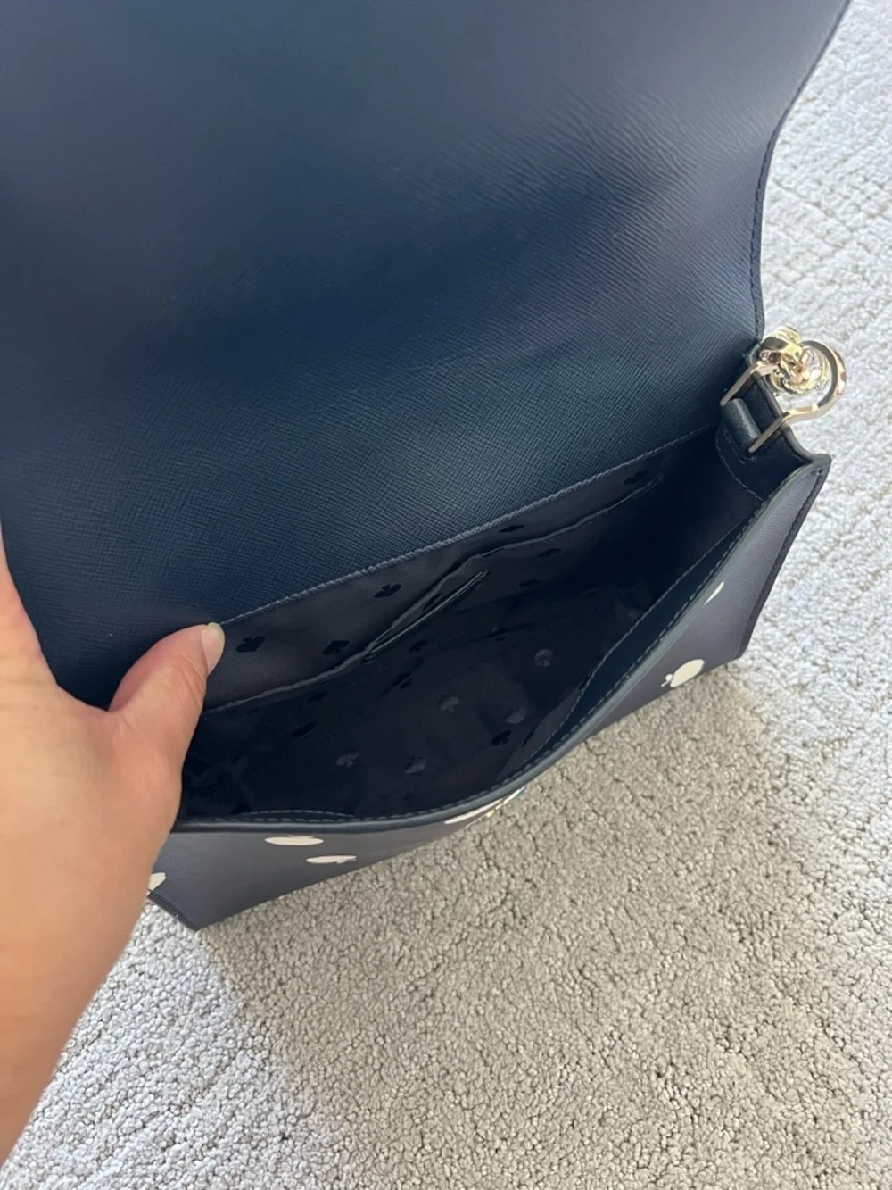 Kate Spade Carson Orchard Toss Convertible Crossbody, Apple Print - Picture 13 of 16